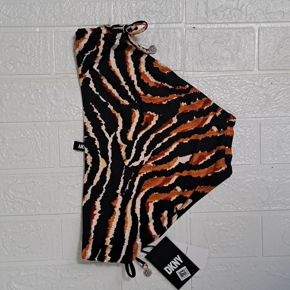 DKNY Printed Side Tie Bikini Bottom Swimsuit - Picture 12 of 12